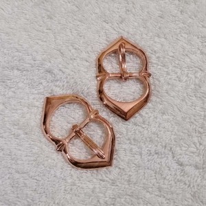 Estilo vikingo retro medieval histórico doble para hebilla cinturón de Bronce Medio cinturón de bronce Material de cobre - Product Image 2