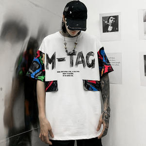 Pantalon décontracté pour homme, coupe droite, taille mi-haute, en tissu Oxford, design urbain unique, faible MOQ, mode 2020 - Product Image 2