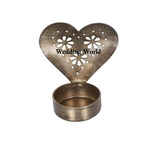 Portavelas galvanizado Acabado personalizado Linterna hecha a mano Venta caliente Portavelas galvanizado en forma de estrella - Product Image 2