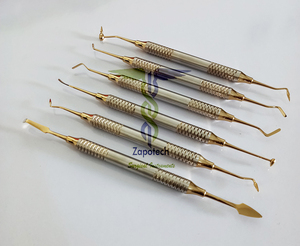 Juego de Instrumentos Quirúrgicos de Acero Inoxidable de Alta Calidad para Rellenos Dentales de Composite, Fuente de Alimentación Manual - Product Image 1