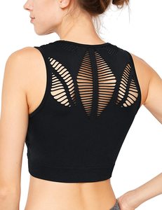 Wholesale Workout Women's Pink Activewear Tank <b>Tops</b> Cropped Ladies Tank <b>Top</b> Plain - Product Image 2