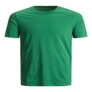 T-shirt de sport d'été pour homme de haute qualité, 220 grammes, col ajusté, manches courtes, motif uni personnalisé - Product Image 6