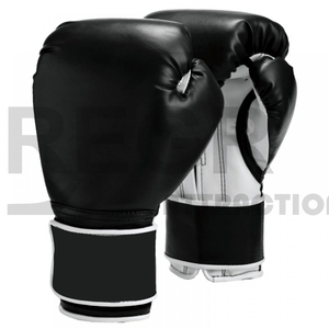 Fashion PU Leather Boxing <b>Gloves</b> for Training Martial Arts New Black Red OEM Logo Thai Color Material Adults People Origin <b>Type</b> - Product Image 6