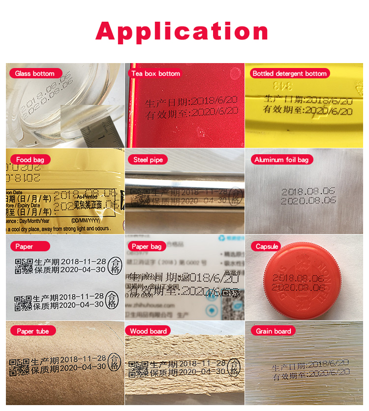 Expiration Date Stamp Hand Held Inkjet Batch Code Printing Coding Machine For Medicine Printer