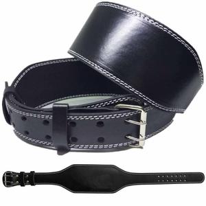 Cinturón de levantamiento de pesas para gimnasio, nuevo Logo personalizado, color negro, resistente - Product Image 2