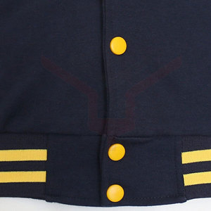 เสื้อแจ็คเก็ตทีม Letterman Varsity แบบกำหนดเอง ผ้าขนสัตว์ผสม แจ็คเก็ตเบสบอลปักโลโก้ สำหรับทีมกีฬาวิทยาลัย - Product Image 4