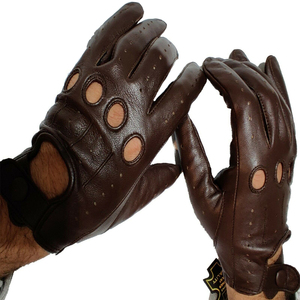 Customizable Colours Professional Genuine Sheepskin & Leather <b>Touchscreen</b> <b>Gloves</b> Comfortable Plain Style Unisex for Sports - Product Image 5