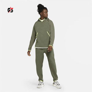 Personnalisez le sweat-shirt à capuche pour hommes 100% tissu polaire en coton de qualité avec service OEM décontracté quotidien Streetwear - Product Image 5