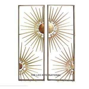 Décoration murale en métal élégante pour la maison, le salon, la chambre, le bureau, l'hôtel, décoration murale en fer, adaptée à une utilisation en intérieur et en extérieur - Product Image 5