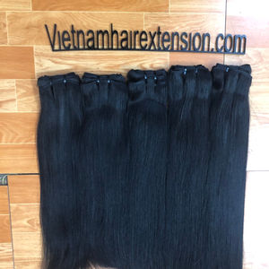Extensions de cheveux naturels de qualité supérieure et à prix avantageux, tissage machine, boucles françaises, origine vietnamienne, 100g - Product Image 1