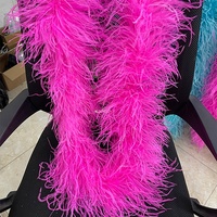 Plume d'autruche blanche en gros pour décorations de costumes bouclés, fausse plume d'autruche