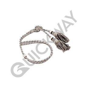 Cinturón Litúrgico Personalizado de Alta Calidad para Sacerdotes y Clérigos con Borla de Hilo Metálico y Flecos de Cuentas - Product Image 3