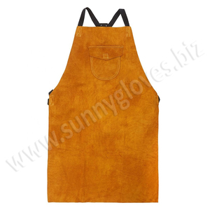 Leather <b>tool</b> apron welding multi-use leather carpenter apron - Product Image 4