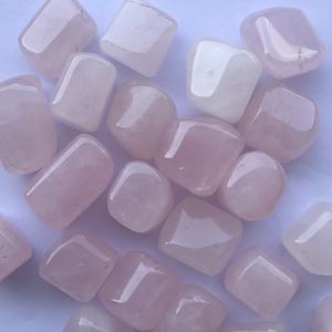 หินควอตซ์ธรรมชาติสีชมพูขนาด20มม. 30มม. นักเก็ตหินขัดแบบไม่เจาะขายส่งราคาโรงงานออนไลน์ - Product Image 2