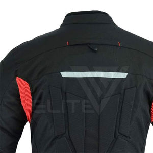 Chaqueta de Motocicleta Cardura para Hombre, Traje de Carreras de Moto, Ropa de Carreras Reflectante para Montar al Aire Libre, Hecho en Duradero - Product Image 4