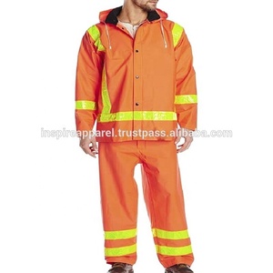 Inspire Apparel Traje DE TRABAJO reflectante de calidad naranja personalizado con función a prueba de agua - Product Image 3
