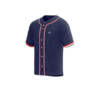 Servicio de Camisetas y Jerseys de Béisbol Personalizados de Alta Calidad, Transpirables, de Secado Rápido, 100% Poliéster - Product Image 5
