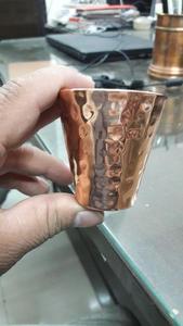 Verre à shot en cuivre martelé - Product Image 5