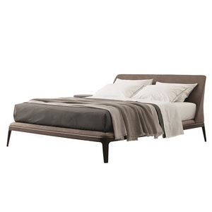 Villa <span class=keywords><strong>de</strong></span> diseño minimalista italiano, muebles <span class=keywords><strong>de</strong></span> dormitorio <span class=keywords><strong>de</strong></span> Hotel, pared King Size, <span class=keywords><strong>camas</strong></span> dobles <span class=keywords><strong>de</strong></span> madera - Product Image 1