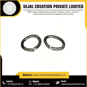 Meilleure vente de produits anneau de saut en argent Sterling 925 au prix de gros découvertes de bijoux et composants - Product Image 3