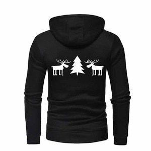 High Quality Men's Oversized Pullover Sweatshirt Winter Street Style Custom Embroidered Hoodie Knitted Bulk Plain - Product Image 3