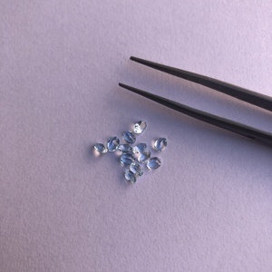 Piedra de Topacio azul cielo Natural de 4mm y 5mm, piedras preciosas sueltas ovaladas facetadas, precio de fábrica al por mayor, Alibaba en línea del fabricante 2025 - Product Image 1