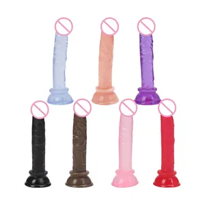 SUMMER VIBE China Factory Mini Men Penis Cock Crystal Jelly Dildo Sex Penis Toy