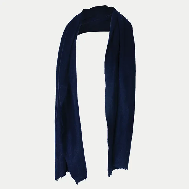 Unisex Muffler Scarf Stole Shawl Winter Thick Navy Blue Soft Fluffy Available in Various Color At Good Price