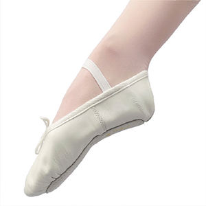 Enfants chaussures de danse de ballet prix de gros Logo personnalisé professionnel multicolore cuir souple plat femmes filles 2025 bas quantité minimale de commande - Product Image 5
