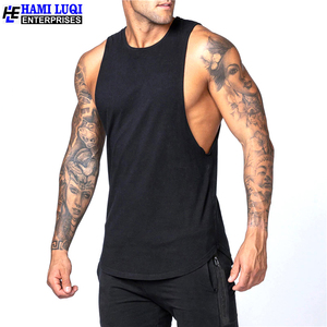 เสื้อกล้ามถักสำหรับผู้ชายไซส์พิเศษผ้าฝ้าย100% ซักแห้งเร็วระบายอากาศได้ดีกำหนดโลโก้ได้ตามต้องการ - Product Image 2