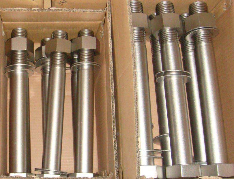 Stainless Steel A2 A4 DIN931 Partial Half Thread Hex Bolt And Nut And Washer