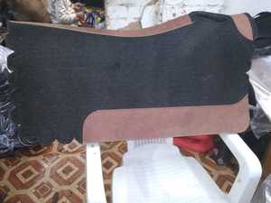 Vendo Lana Fieltro NEGRO Almohadillas de sillín equipo ecuestre almohadillas de sillín occidentales EN tamaño 32x32 34x34 dólar 13 - Product Image 4