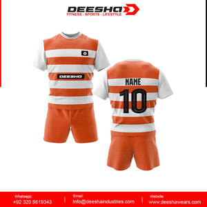 Maillots de football américain personnalisés de haute qualité, respirants, antibactériens, anti-UV, options grandes tailles, uniformes en gros, 100% coton - Product Image 2