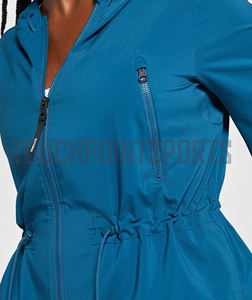 Sudadera corta de manga larga con cremallera para mujer, ropa para Parte Superior Femenina, a la moda, venta al por mayor - Product Image 6