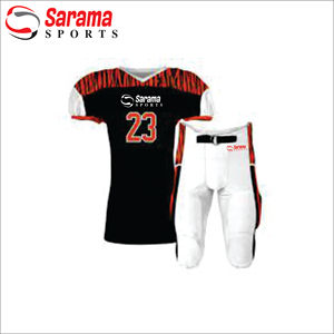 Uniformes Fútbol Calidad superior Personalizado 7 en 7 Uniformes 7v7 Fútbol 100% poliéster Sublimación Americano, - Product Image 1