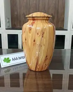 Globally Selling Supreme Quality Ashes Collection Wooden Finish Adult Cremation Urns from India