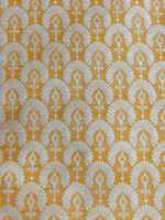 Tissu en soie brocart métallique écologique sur mesure, couleurs pastel assorties, motifs indiens, pour literie et coussins
