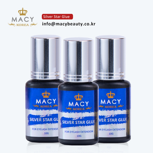 Pegamento para pestañas, venta al por mayor de fábrica, Corea, Unión Ultra fuerte, menos de 1 segundo, pegamento de estrella plateada - Product Image 1