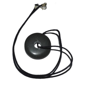 Proveedor de colgantes de donuts de ágata negra: colgantes de donuts de ágata negra a la venta - Product Image 1