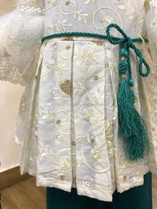 Costume à rabat en coton pour filles, tenue de fête, design kameez, robe fantaisie - Product Image 3