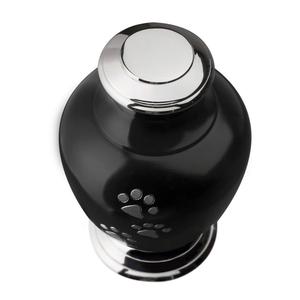 Urna Funeraria para Mascotas con Diseño de Huella Negra, para Cenizas de Perros y Gatos, Urna Conmemorativa de Metal con Acabado Granito, Recipiente para Entierro - Product Image 6