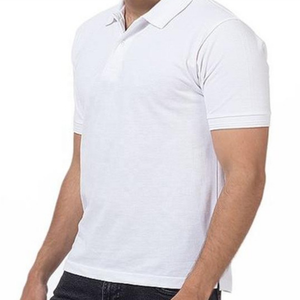 Polo de manga corta de verano transpirable de algodón 100% para hombre hecho en Pakistán - Product Image 4
