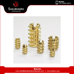 Tuerca de inserción de latón de precisión OEM, redonda y roscada, para herrajes de gabinete, insertos de latón duraderos para uso industrial, proveedor de exportación a granel - Product Image 5