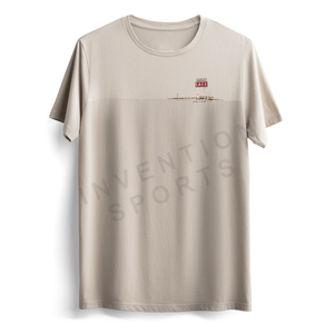 T-shirts promotionnels pour hommes Logo personnalisé coupe régulière coton vierge respirant décontracté à manches courtes T-shirts de couleur unie en vente - Product Image 3