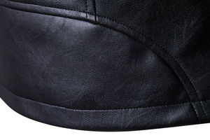 OEM personalizado de alta calidad al por mayor de invierno chaqueta de cuero de los hombres de encargo de la moda de los hombres chaqueta de cuero - Product Image 6