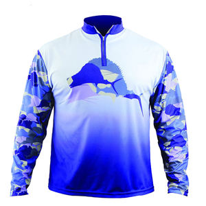 Polos de pêche personnalisés pour hommes, costume à manches longues avec impression par Sublimation, nouveau Design, 2021 - Product Image 1