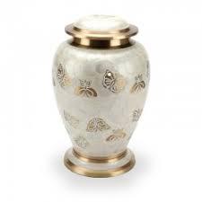 Urna de cremación funeraria de latón para cenizas, urna de cremación funeraria de latón para cenizas de personas, apta para el cementerio, compatible con restos de personas adultas - Product Image 5