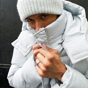 Chaqueta reflectante personalizada para hombre, venta al por mayor, barata, para invierno - Product Image 2