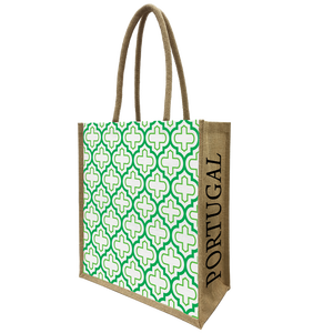 Bolsas de compras de yute duraderas ecológicas con logotipo impreso personalizado y Asa de cinta de algodón fabricadas en India - Product Image 1