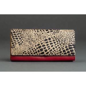 New Stylish Hair On Hide Colourful Fur Leather Clutch Unique Personalized Leather ATM <b>Card</b> <b>Holder</b> <b>Wallets</b> Fur Leather Clutch - Product Image 6